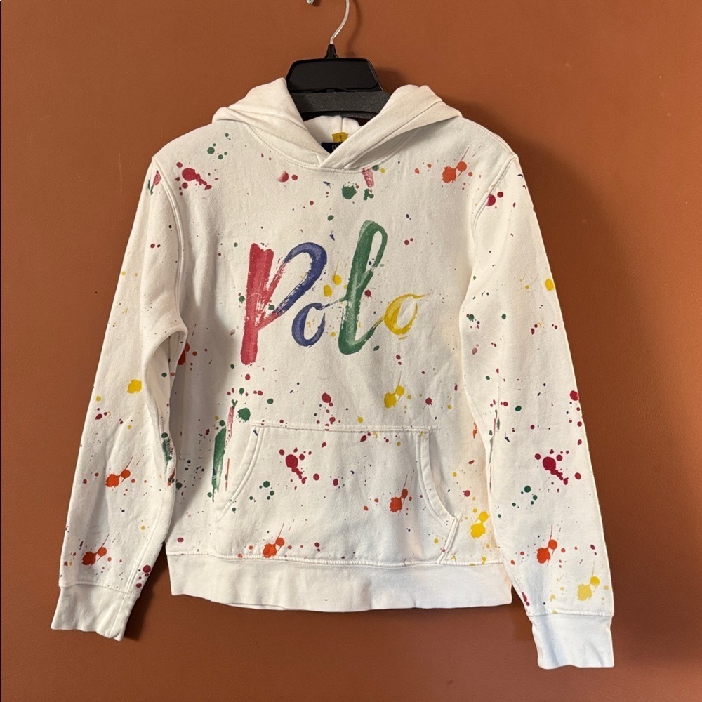 Polo Ralph Lauren Boys' Long Fleece Hoodie size L 14-16